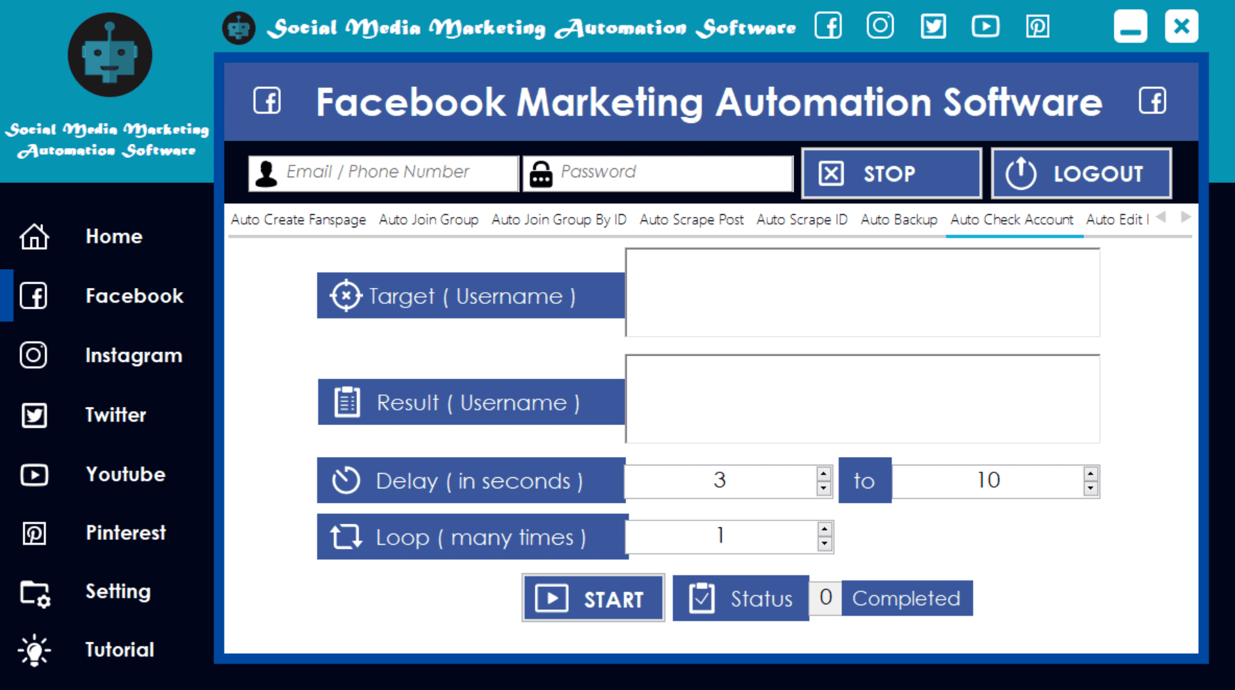 Auto Check Account