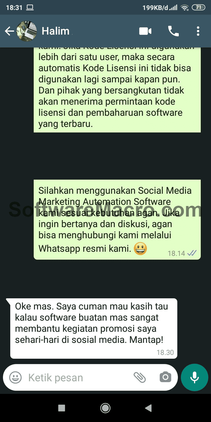 Testimonial Social Media Marketing Automation Software - SoftwareMacro.com